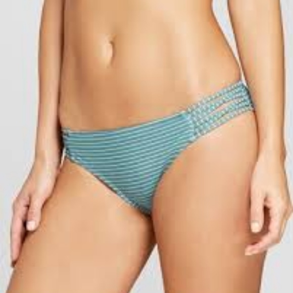 Strappy Side Cheeky Hipster Bikini Bottom - Picture 2 of 6